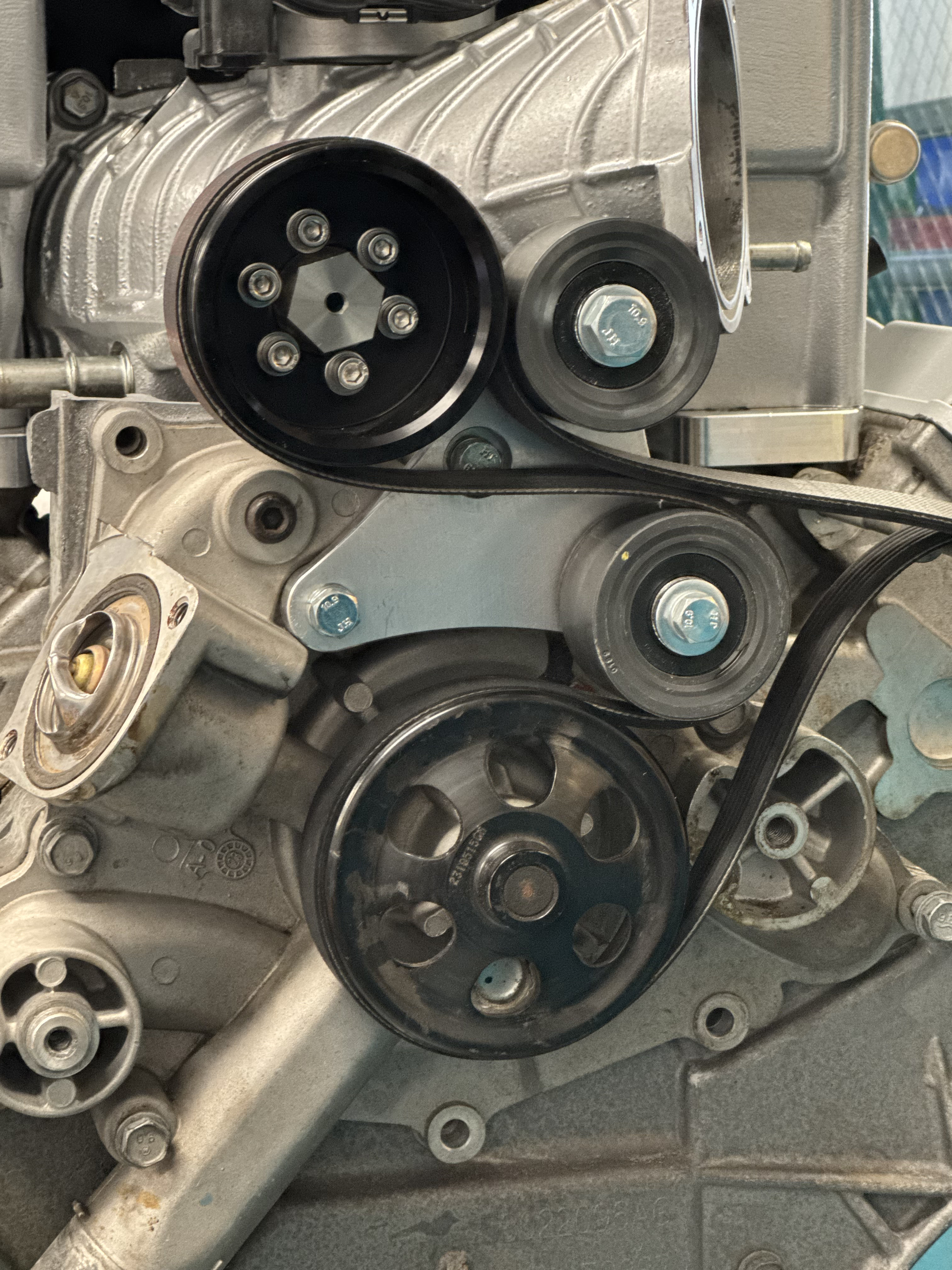 dragster engine front