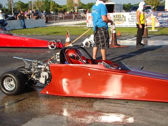 Blistering down the 1/4 mile.