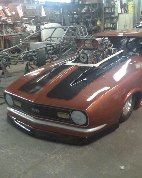 Blown Promodified Drag Camaro